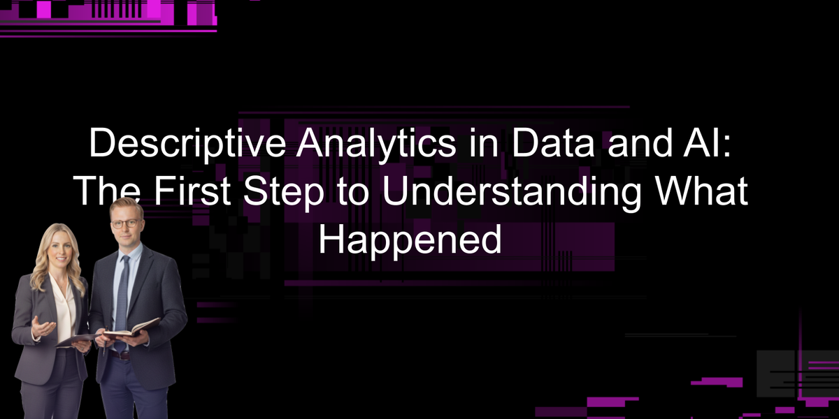 The first step: just describe what happened.