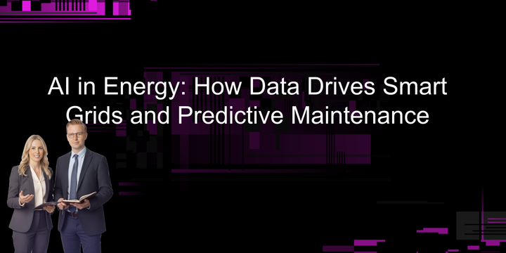 From smart grids to predictive maintenance.